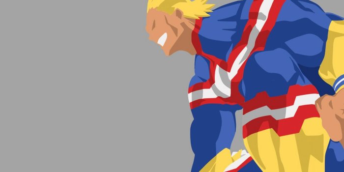 1400x1050 Download 1400x1050 Wallpaper Anime Boy, All Might, Boku No Hero