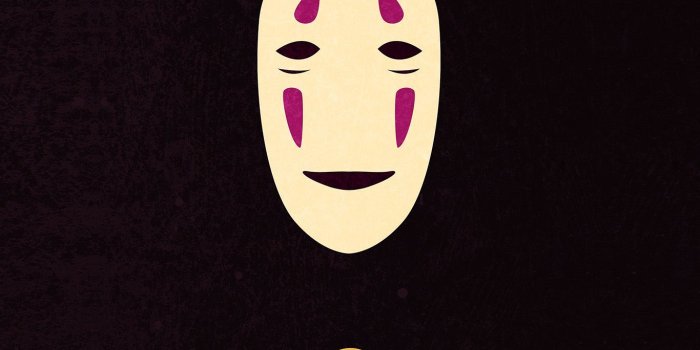 1366x768 aq48-spirited-away-dark-ghost-anime | Well known Characters | Laptop