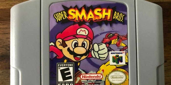 1600x1200 Super Smash Bros. Brothers 64 Mario N64 Nintendo 64 Fast Shipping!