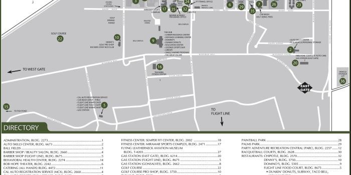 2822x2434 Mcas Miramar Base Map Wallpaper