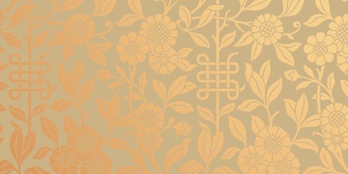 700x1749 Historic Art Wallpaper | Aesthetic Movement Jeffrey Roomset