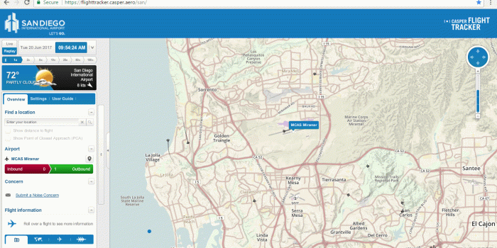 1366x768 Miramar aircraft identification information withheld from flight