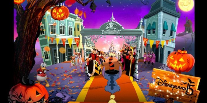 1366x768 Disney Halloween Wallpapers