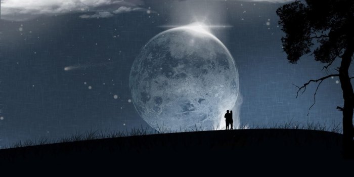 1920x1200 Dark Full Moon HD Desktop Wallpaper 17983 - Baltana