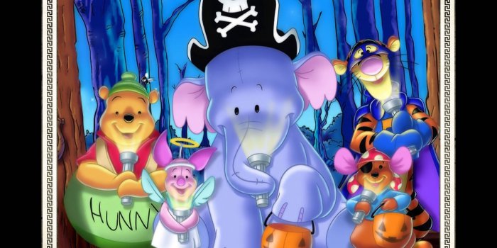 1920x1200 Winnie The Pooh Halloween wallpaper - 1342934
