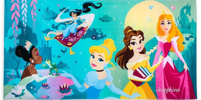 1000x1000 Disney Princess Towel