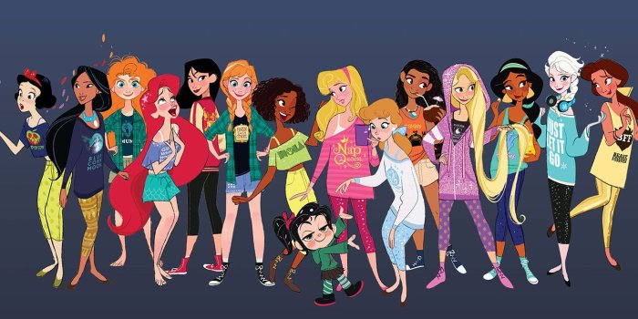 1600x675 Inspiration Behind the Princesses' Comfy Clothes in Ralph Breaks the