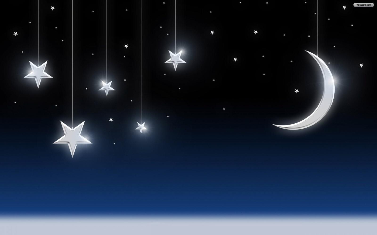 1920x1200 Moon and Stars Background ·① WallpaperTag