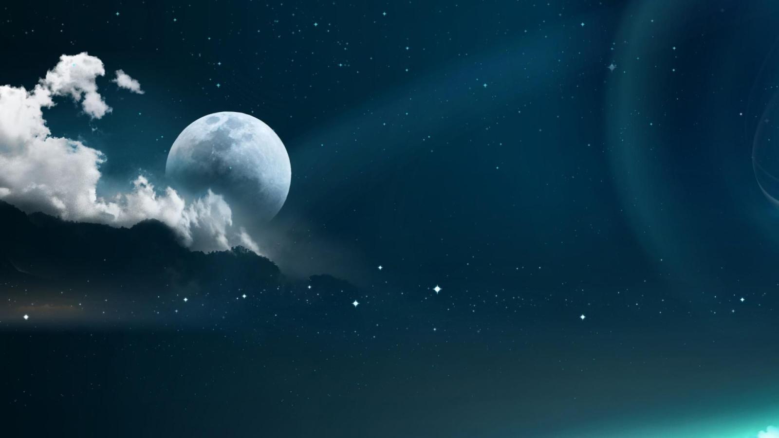 1920x1080 Moon And Stars Wallpaper (59+) - HD Nice Wallpapers