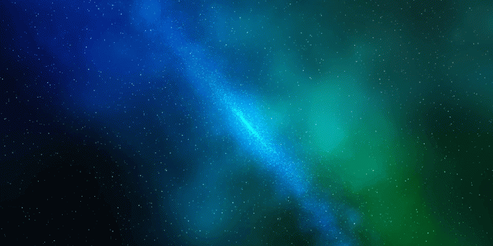 1920x1080 Blue and Green Starry Sky in the Galaxy Motion Background