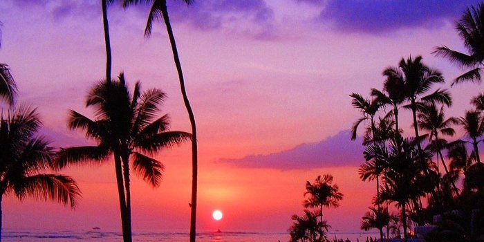 1280x1024 Waikiki Sunset Cruise Picture | Sunsets | Sunset beach hawaii, Beach