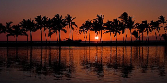 1440x900 Hawaii sunset | Hawaii Sunset Wallpaper - Christian Wallpapers and