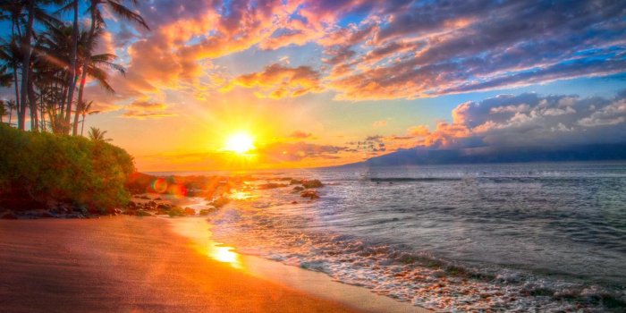 1920x1080 68+] Hawaii Sunset Wallpaper on WallpaperSafari