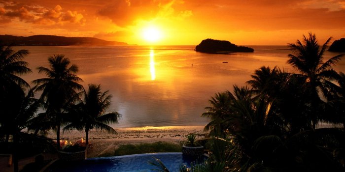 1920x1200 45+ Sunset Hawaii Beach Desktop Wallpapers - Download at WallpaperBro