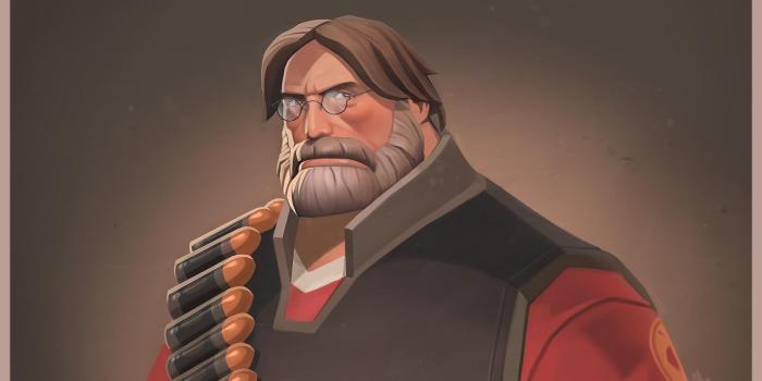 1920x1080 Team Fortress 2 - you can play a Heavy with Gabe Newell's face - VG247