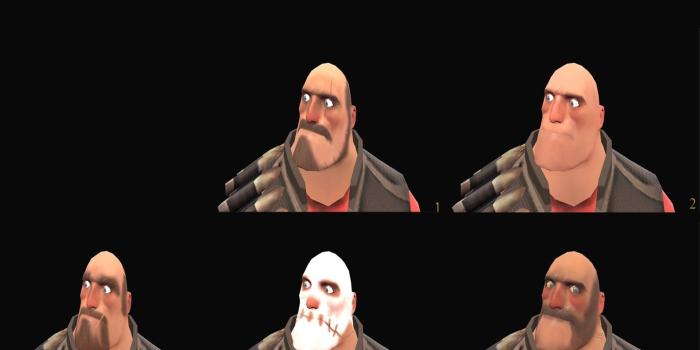 1440x900 5 New Faces for The Heavy [Team Fortress 2] [Skin Mods]