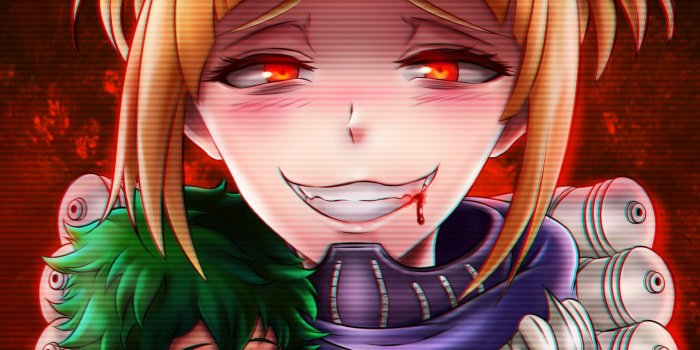 1490x2121 ArtStation - Himiko Toga X Deku FanArt, AoYume Art