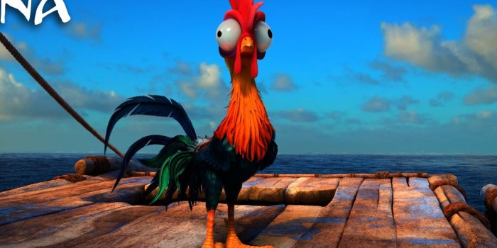 2048x1536 Download 2048x1536 Moana, Heihei, Ocean, Clouds, Animation