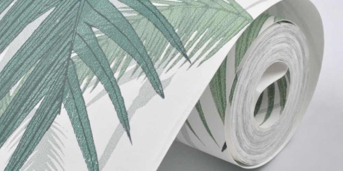 1000x1000 Green Tropical Jungles Palm Tree Leaves Woods Wallpaper Roll Floral Forest  Natural Plant Non-woven Wall Paper For Childs Room