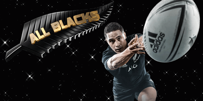 1920x1080 All Blacks rugby “Wallpaper” created by Gordon Tunstall using Adobe