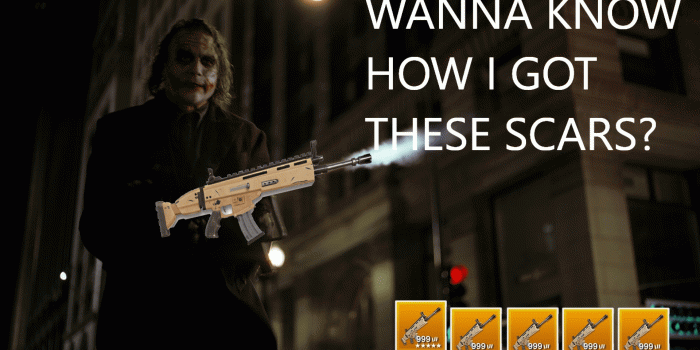 1920x1080 Wanna know how I got these scars? : FortNiteBR