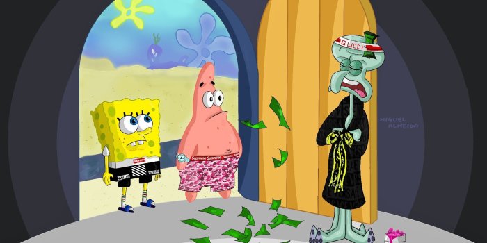1947x1324 SpongeBob Squarepants HypeBeast #SpongeBob #Patrick #Squidward