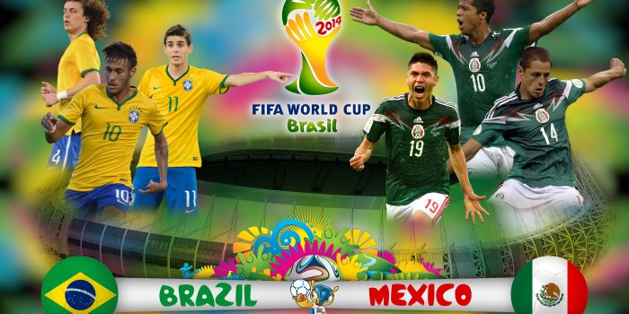 3840x2400 Brazil vs Mexico World Cup Group A Football Match Wallpaper