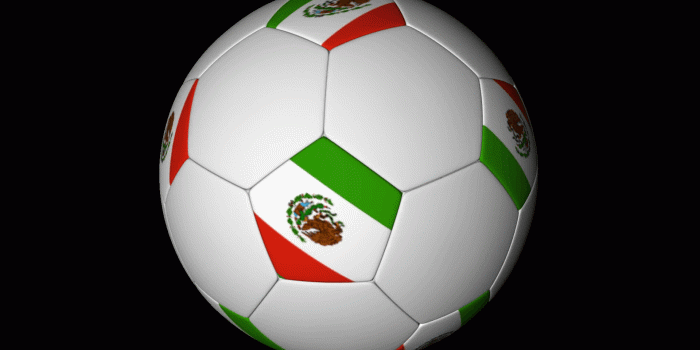 1920x1080 Mexico Soccer Ball Loop Motion Background - Storyblocks Video
