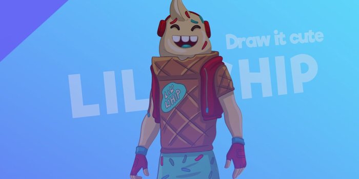 1200x675 How to draw Lil Whip easy | Fortnite Season 7 tutorial on Behance