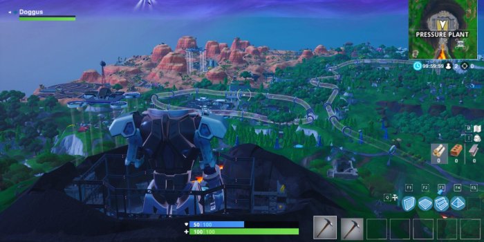 1920x1080 Fortnite from the robot's perspective : FortNiteBR