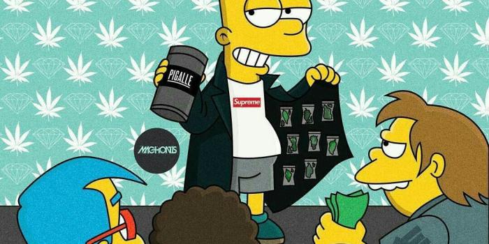 1080x1080 Hood Bart Simpson Supreme Wallpapers - Top Free Hood Bart Simpson
