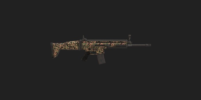 1920x1080 PUBG Jungle Digital Scar-L - 3D model by Skin-Tracker (@stairwave