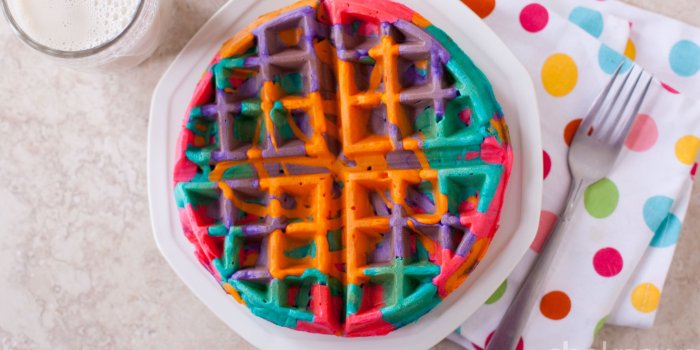 1920x1080 These simple DIY colorful tie-dye waffles will make your mornings