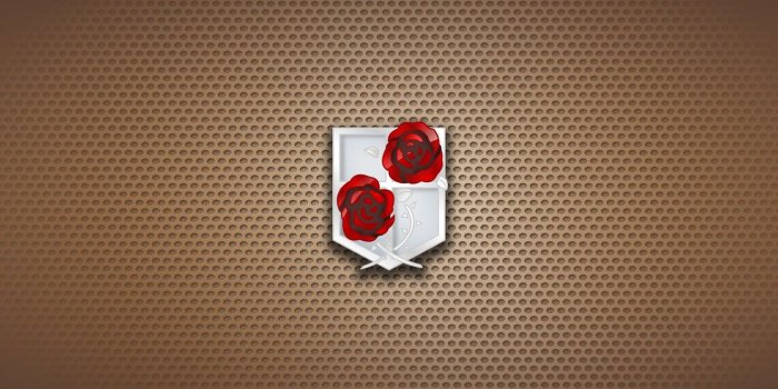 1332x850 Wallpaper logo, rose, game, anime, survivor, asian, shield, manga