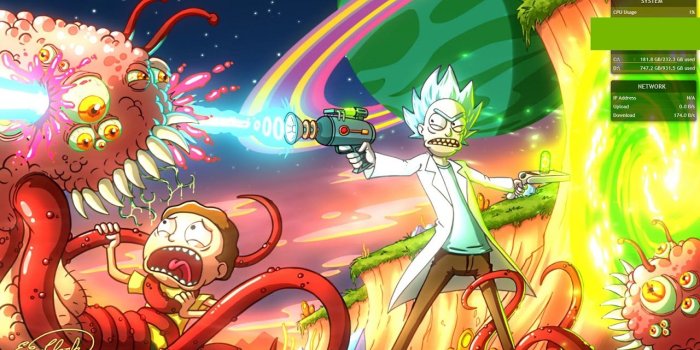 1280x720 Rick and Morty Background