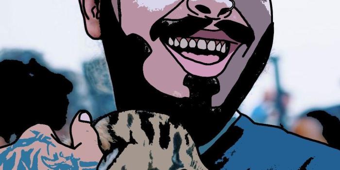 1080x1349 Post Malone | Post Malone in 2019 | Post malone, Rapper art, Dope art