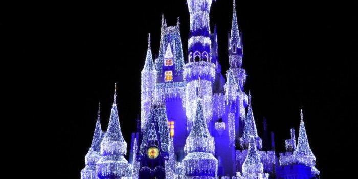 1024x768 45+] Magic Kingdom Christmas Wallpaper on WallpaperSafari