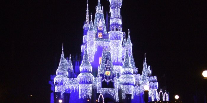 2592x1944 Magic Kingdom at christmas | Disney | World wallpaper, Disney
