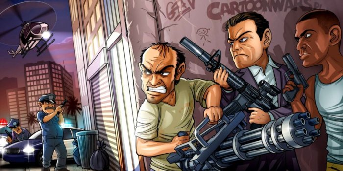1297x721 Gta 5 Art Wallpaper Hd | Look Wallpapers