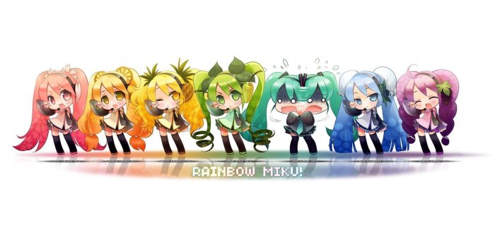 1920x1080 anime, Vocaloid, Hatsune Miku, White background, Simple background