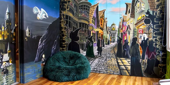 1232x924 Diagon alley wallpaper mural