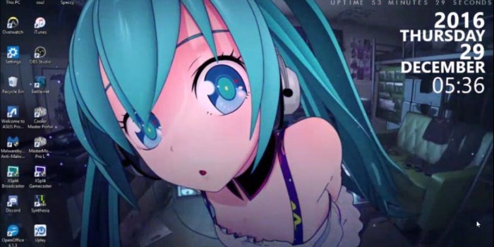 1280x720 Wallpaper Engine - Hatsune Miku