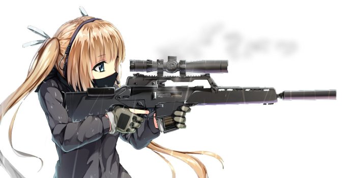 1920x1200 Anime Girl Sniper Assassin | The best wallpaper backgrounds | Anime