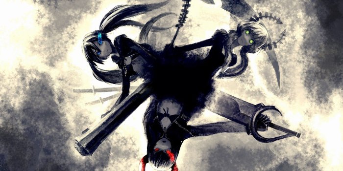 2560x1600 Black Rock Shooter Wallpaper - Anime Black Gold Saw Sexy (#1232000