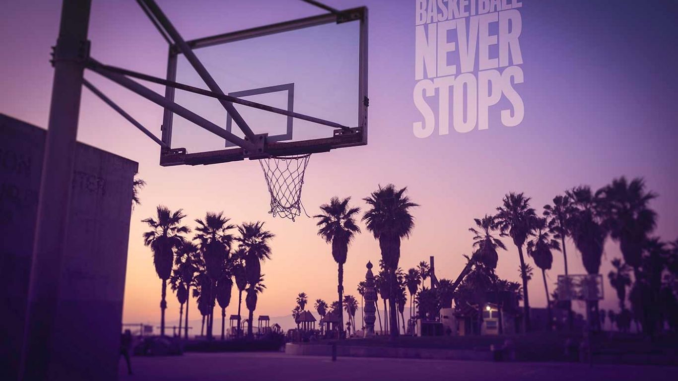 1366x768 Free download Basketball Never Stops Blue 44875 VIZUALIZE [1400x934