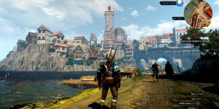 1600x900 The Witcher 3 Tower Ps4 Wallpaper | Wallpapers Arena