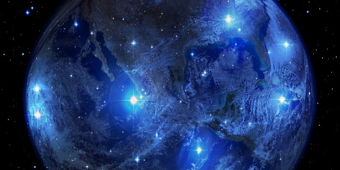 3840x2400 Download wallpaper 3840x2400 planet, earth, stars, universe, space