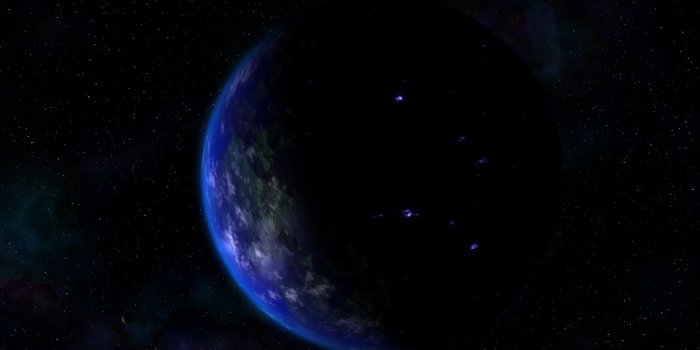 1920x1080 Night Stars Earth Planet View Wallpaper - Wallpaper Stream