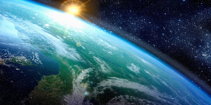 2560x1600 Atmosphere outer space stars earth art sun wallpaper | 2560x1600