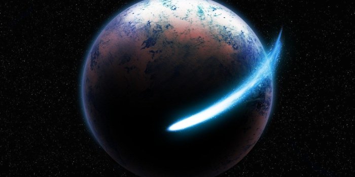 1280x900 Download 1280x900 - Comet, Earth, Planets, Sky, Space, Stars Wallpaper